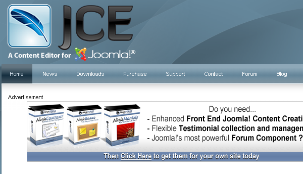 Текстовый редактор JCE-Editor лучший редактор для Joomla 2.5